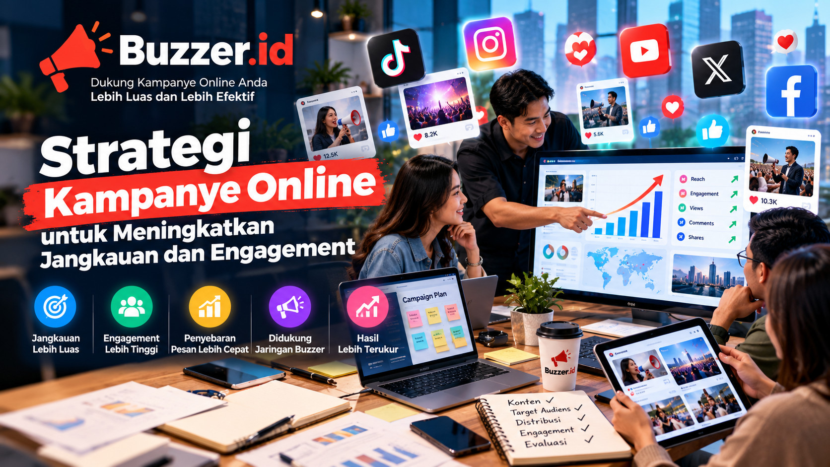 Strategi Kampanye Online untuk Meningkatkan Jangkauan dan Engagement Digital